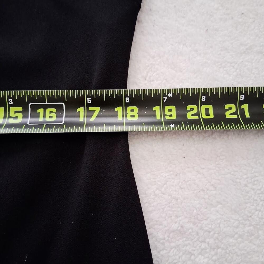 Shelby Nites Dress Size 14 Black White Collar Cuffs Wednesday Addams Modest Shea - Picture 6 of 10